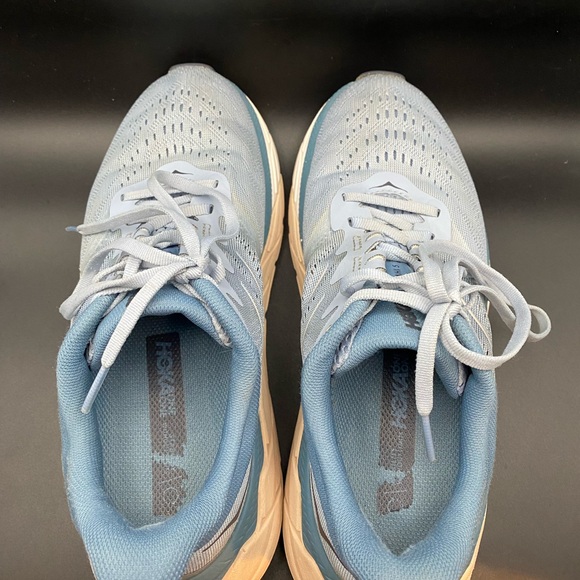 Hoka Blue and Tan Women's Sneakers - Picture 9 of 10